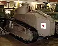 Automitrailleuse à chenilles Renault FT modèle 1917.