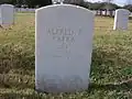 Tombe d'un soldat prisonnier de guerre allemand.