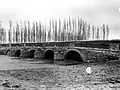 Pont de pierre sur le río Sequillo.Fondation Joaquín Díaz.