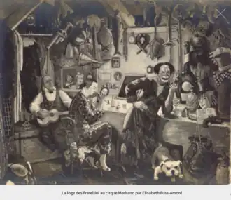 "Loge des Fratellini" (1921)Élisabeth Fuss-Amoré