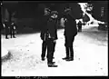 Le général Conneau (à droite) avec les généraux de Lastours et Clergerie, septembre 1913.