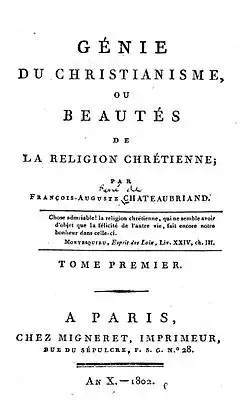 Image illustrative de l’article Génie du christianisme