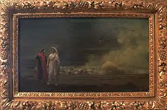 Le tableau avec son cadre.