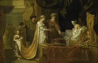 Le médecin de Séleucos lui apprend que son fils est malade d'amour envers son épouse Stratonicé