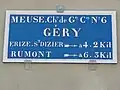 Plaque de cocher.
