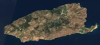 Vue satellitaire d'Imbros.
