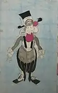 Esquisse de costume d'homme pour l'opérette Giroflé-Girofla, 1922, Musée Bakhrouchina