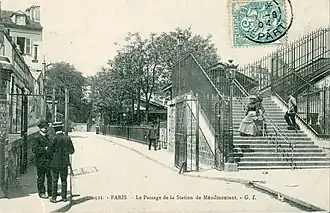 Gare de Ménilmontant.