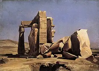 Temple égyptien (1840), musée cantonal des Beaux-Arts de Lausanne.
