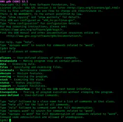 Description de l'image GNU gdb 12.1 screenshot.png.
