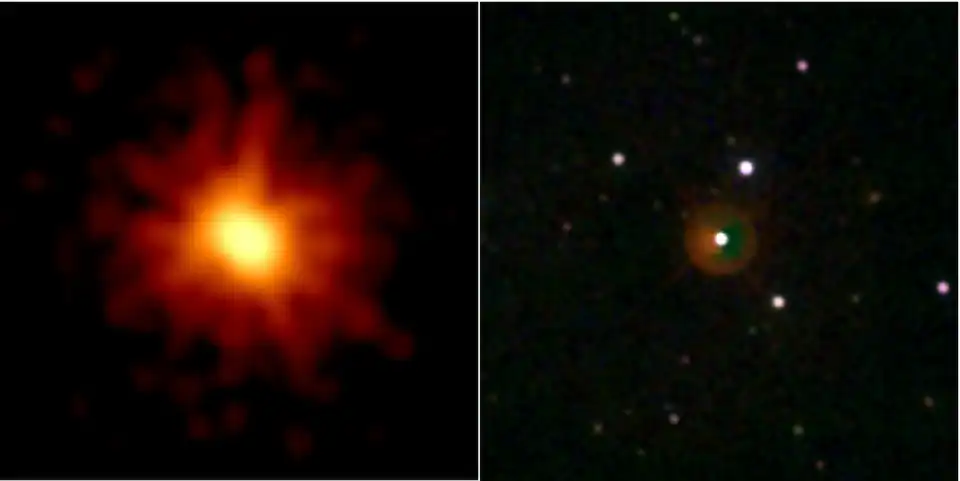 Un sursaut gamma observé par deux instruments : XRT et UVOT.