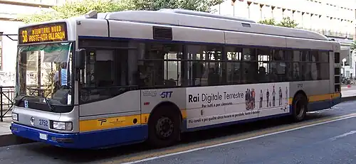 Autobus Irisbus CityClass ligne 58