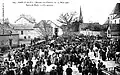 Le marché aux chevaux du 13 mars 1906 (carte postale).