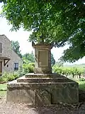 Tombeau singulier près de l'église (mai&nbsp;2009)
