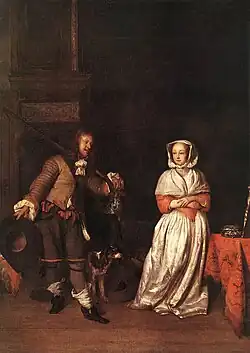 Le Cadeau du chasseur1658-1660Musée des Offices, Florence