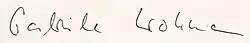 signature de Gabriele Wohmann