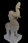 Éléphant-lion (gajasimha). Tháp Mắm. Circa XIIe – XIIIe siècles. Grès. H. 214 cm.