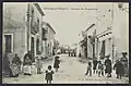Carte postale de l'avenue de Sommières (fin XIXe - début XXe&nbsp;siècle).