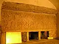 Sarcophage de Sant'Ellero dans la crypte