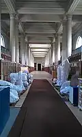 Nef de la galerie au printemps 2014, six mois avant sa réouverture au public en décembre de la même année.