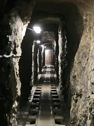 Galerie de captage d'eau de la CILE à Néblon-le-Moulin (Ouffet)