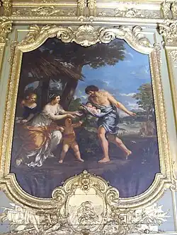 Faustulus confie Romulus et Remus à Laurentia de Cortone.