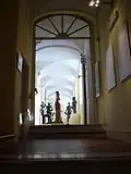 Vue d'accès à la galerie