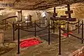 Un pressoir à huile souterrain, aujourd'hui transformé en musée