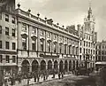 Façade du Tontine Hotel dans Gallowgate à Glasgow, publiée dans The old closes and streets of Glasgow, 1868-1878.