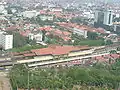 La gare de Gambir.