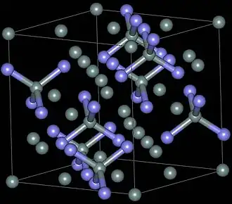 Si3N4 γ, cubique.