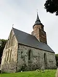 Vue de l'église (XIVe&nbsp;siècle)