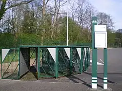 Parc à vélos.