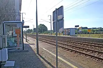 La gare de Bannalec.