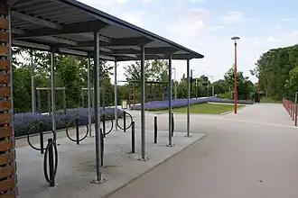 Abris à vélos.
