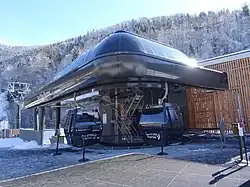 La gare aval.
