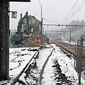 Démolition du bâtiment voyageurs en janvier 2019.