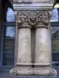 Gare de Metz (début du XXe siècle). Décor avec colonnes géminées.