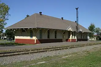 Gare de Trois-Pistoles en septembre 2003.