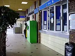 La billetterie.