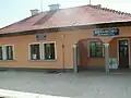 Gare d'Avramovo, après sa rénovation (Pâques 2010)