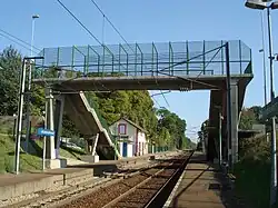 La passerelle.