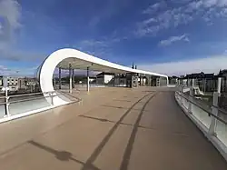 La passerelle.