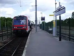 Rame Z 5600 en attente de départ.