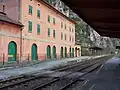Fontan-Saorge La façade du B.V. côté voies
