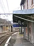 Gare de Collonges - Fort-l'Écluse station (assez loin des deux).