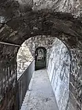 Chemin de ronde de la gare de La Rapée inférieure.