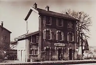 La gare vers 1966.