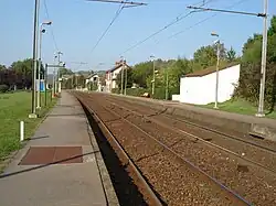 Vue vers Mantes-la-Jolie.