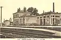 La gare de Messac vers 1930 (carte postale).